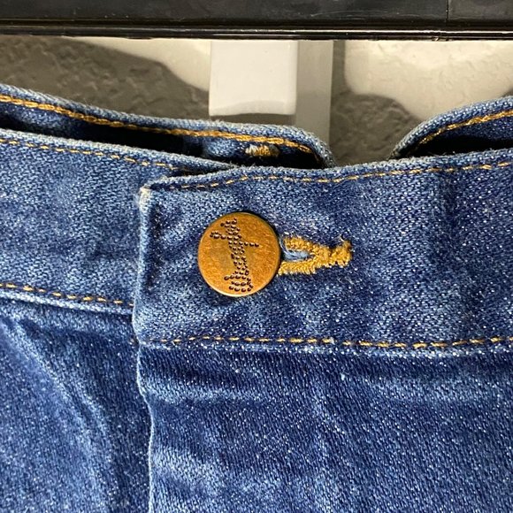 Vintage Wrangler Mens Jeans Sz 38x32 (38x30.5) Cowboy Cut Medium Wash - Picture 3 of 13